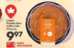 Longo's Longo's Pumpkin Spice Coffee Cake offer