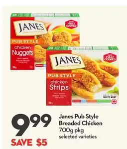 Longo's Janes Pub Style Breaded Chicken offer