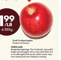 Longo's Fresh Cortland Apples offer