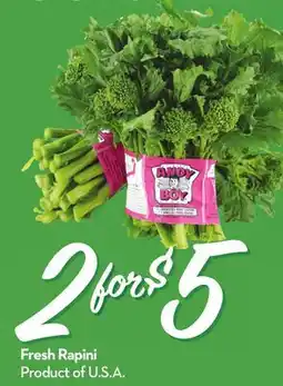 Longo's Fresh Rapini offer