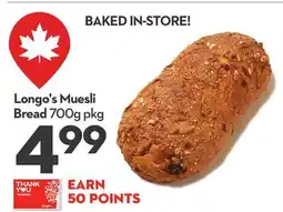 Longo's Longo's Muesli Bread offer