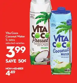 Longo's Vita Coco Coconut Water offer