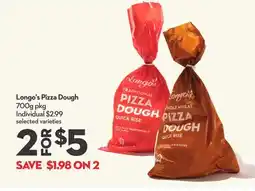 Longo's Longo's Pizza Dough offer