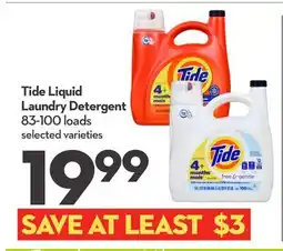Longo's Tide Liquid Laundry Detergent offer