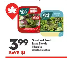 Longo's GoodLeaf Fresh Salad Blends offer