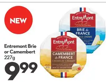 Longo's Entremont Brie or Camembert offer