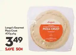 Longo's Longo's Gourmet Pizza Crust offer