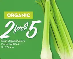 Longo's Fresh Organic Celery offer