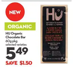 Longo's HU Organic Chocolate Bar offer