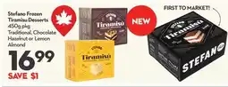 Longo's Stefano Frozen Tiramisu Desserts offer