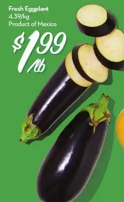 Longo's Fresh Eggplant offer