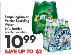 Longo's Sanpellegrino or Perrier Sparkling Water offer
