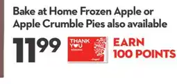 Longo's Frozen Apple or Apple Crumble Pies offer