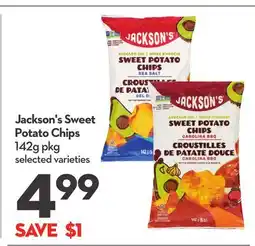 Longo's Jackson's Sweet Potato Chips offer
