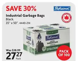 Home Hardware Industrial Garbage Bags offer