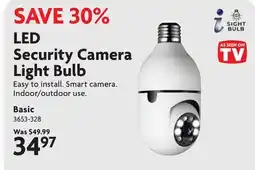 Home Hardware LED Security Camera Light Bulb offer