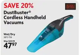 Home Hardware DustBuster Cordless Handheld Vacuums Wet/Dry offer