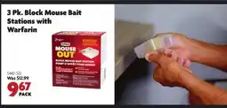Home Hardware 3 Pk. Block Mouse Bait Stations with Warfarin offer