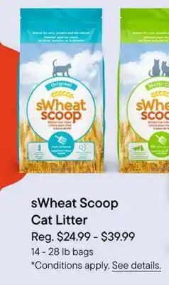 Petvalu sWheat Scoop Cat Litter offer