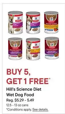 Petvalu Hill's Science Diet Wet Dog Food offer