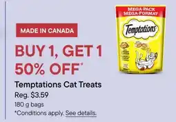 Petvalu Temptations Cat Treats offer