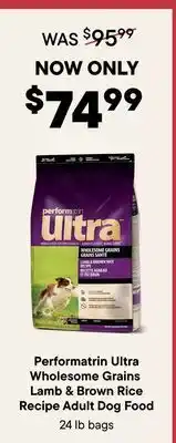 Petvalu Performatrin Ultra Wholesome Grains Lamb & Brown Rice Recipes Adult Dog Food offer