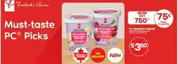 Real Canadian Superstore PC PROBIOTIC YOGURT, 650 G offer