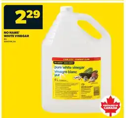 Real Canadian Superstore NO NAME WHITE VINEGAR, 4 L offer