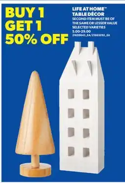 Real Canadian Superstore LIFE AT HOME TABLE DÉCOR SECOND offer