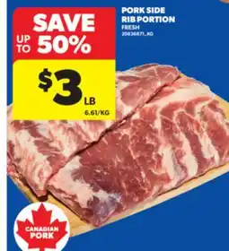 Real Canadian Superstore PORK SIDE RIB PORTION offer
