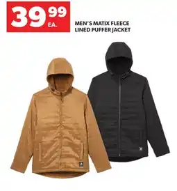 Real Canadian Superstore MEN'S MATIX FLEECE LINED PUFFER JACKET offer