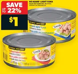 Real Canadian Superstore NO NAME LIGHT TUNA offer