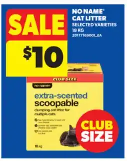 Real Canadian Superstore NO NAME CAT LITTER, 18 KG offer