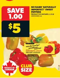 Real Canadian Superstore NO NAME NATURALLY IMPERFECT SWEET PEPPERS offer