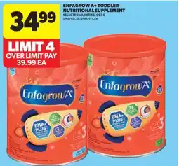 Real Canadian Superstore ENFAGROW A + TODDLER NUTRITIONAL SUPPLEMENT, 907 G offer