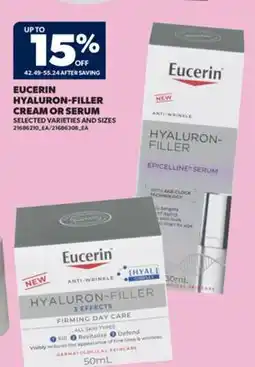 Real Canadian Superstore EUCERIN HYALURON-FILLER CREAM OR SERUM offer