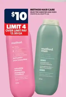 Real Canadian Superstore METHOD HAIR CARE offer