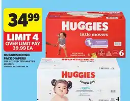 Real Canadian Superstore HUGGIES ECONO PACK DIAPERS offer