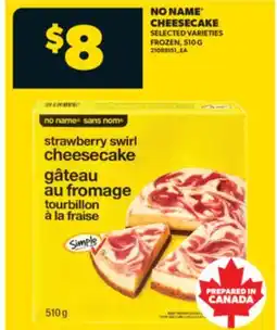 Real Canadian Superstore NO NAME CHEESECAKE, 510 G offer