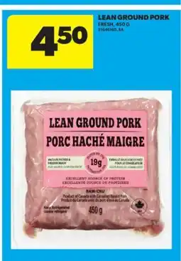 Real Canadian Superstore LEAN GROUND PORK, 450 G offer