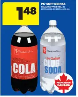 Real Canadian Superstore PC SOFT DRINKS, 2 L offer