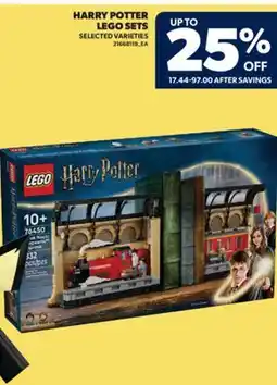 Real Canadian Superstore HARRY POTTER LEGO SETS offer