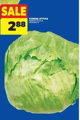 Real Canadian Superstore ICEBERG LETTUCE offer