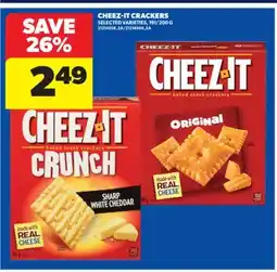 Real Canadian Superstore CHEEZ-IT CRACKERS, 191/200 G offer