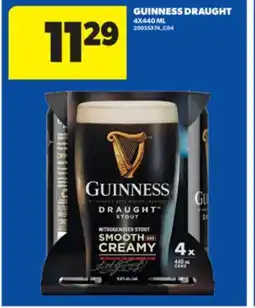 Real Canadian Superstore GUINNESS DRAUGHT, 4X440 ML offer