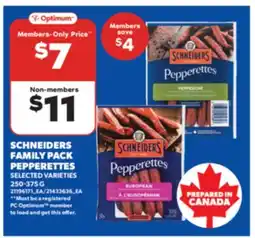 Real Canadian Superstore SCHNEIDERS FAMILY PACK PEPPERETTES, 250-375 G offer