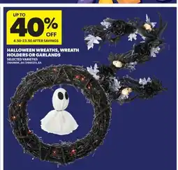 Real Canadian Superstore HALLOWEEN WREATHS, WREATH HOLDERS OR GARLANDS offer