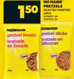 Real Canadian Superstore NO NAME PRETZELS, 200 G offer