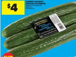 Real Canadian Superstore FARMER'S MARKET ENGLISH CUCUMBERS, 3' S offer