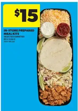 Real Canadian Superstore IN-STORE PREPARED MEAL KITS, 853-1234 G offer